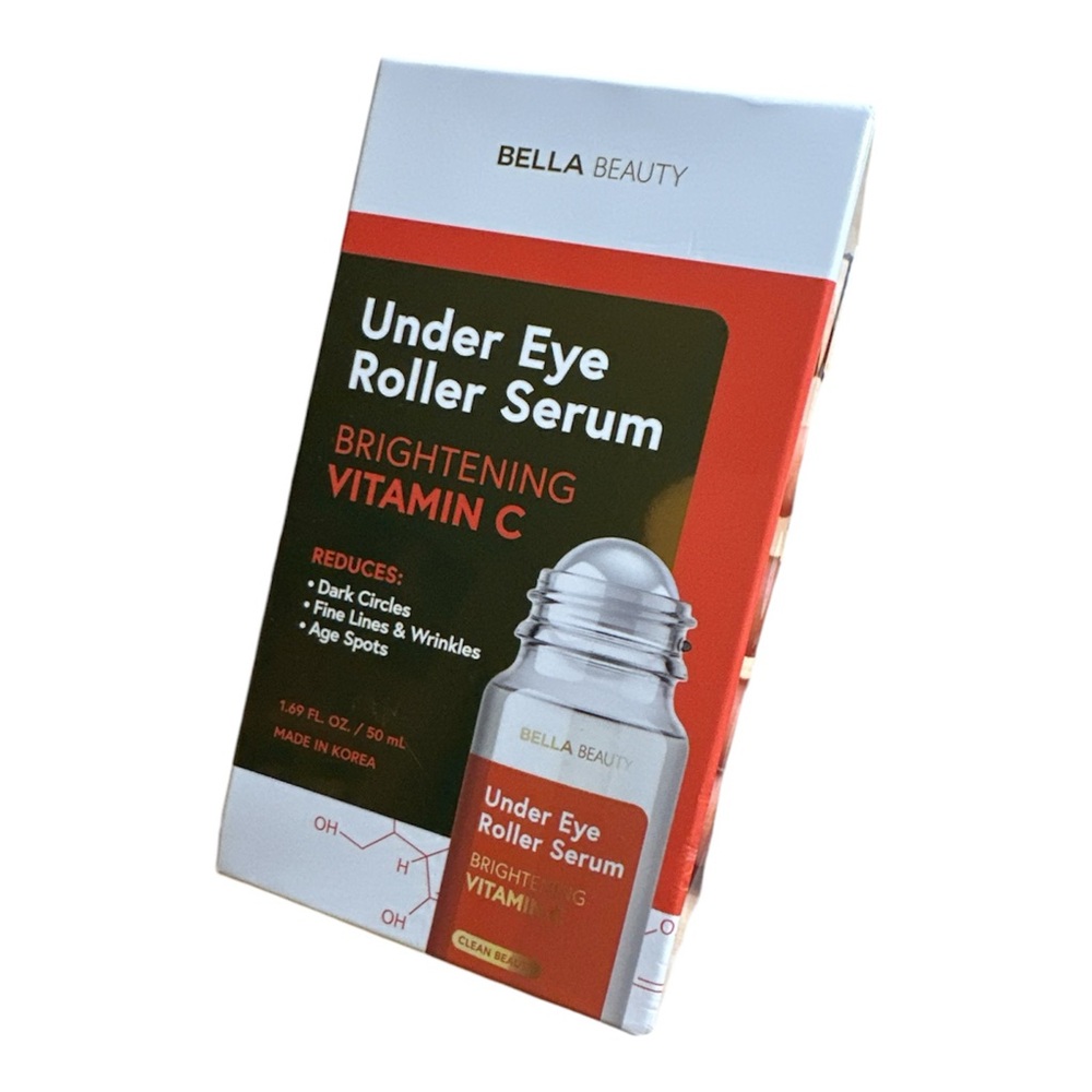 Bella Beauty Under Eye Roller Serum Brightening Vitamin C 1.69 fl New & Sealed